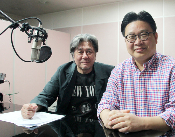 [사진 = 영상의 내레이션을 맡은 배우 최민식과 영상을 기획한 서경덕 교수/ 서경덕 교수 연구팀 제공]