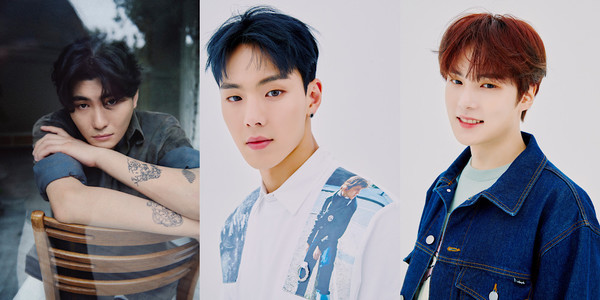 [사진 = 카더가든, 셔누, 민혁/ 두루두루 아티스트 컴퍼니, 스타쉽 엔터테인먼트 제공]