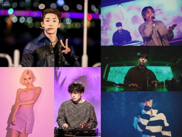 [사진 = 원호, 플루마, 성국.미누, 드레스, 디제이소다 (시계방향으로). 하이라인엔터테인먼트 제공]